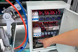 Electrical cabinet commissioning