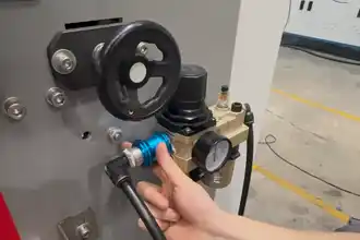 Mechanical adjustment on equipment