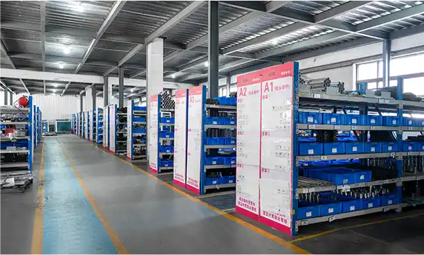 Spare parts warehouse storage