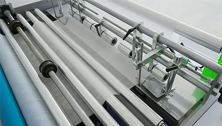 <p>Max width of unwinding 1300MM, max diameter of unwinding 1000MM. Auto feeding, Photocell eye tracking, Auto rectifying deviation, Magnet powder tension control, folding sealing by ultrasonic welding, custom-made round embossing mould</p>
