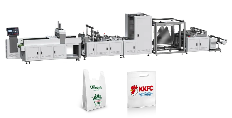 Automatic Non Woven T-Shirt Bag Making Machine