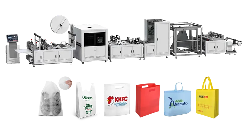5-in-1 Non Woven Bag Making Machine with Online Handle